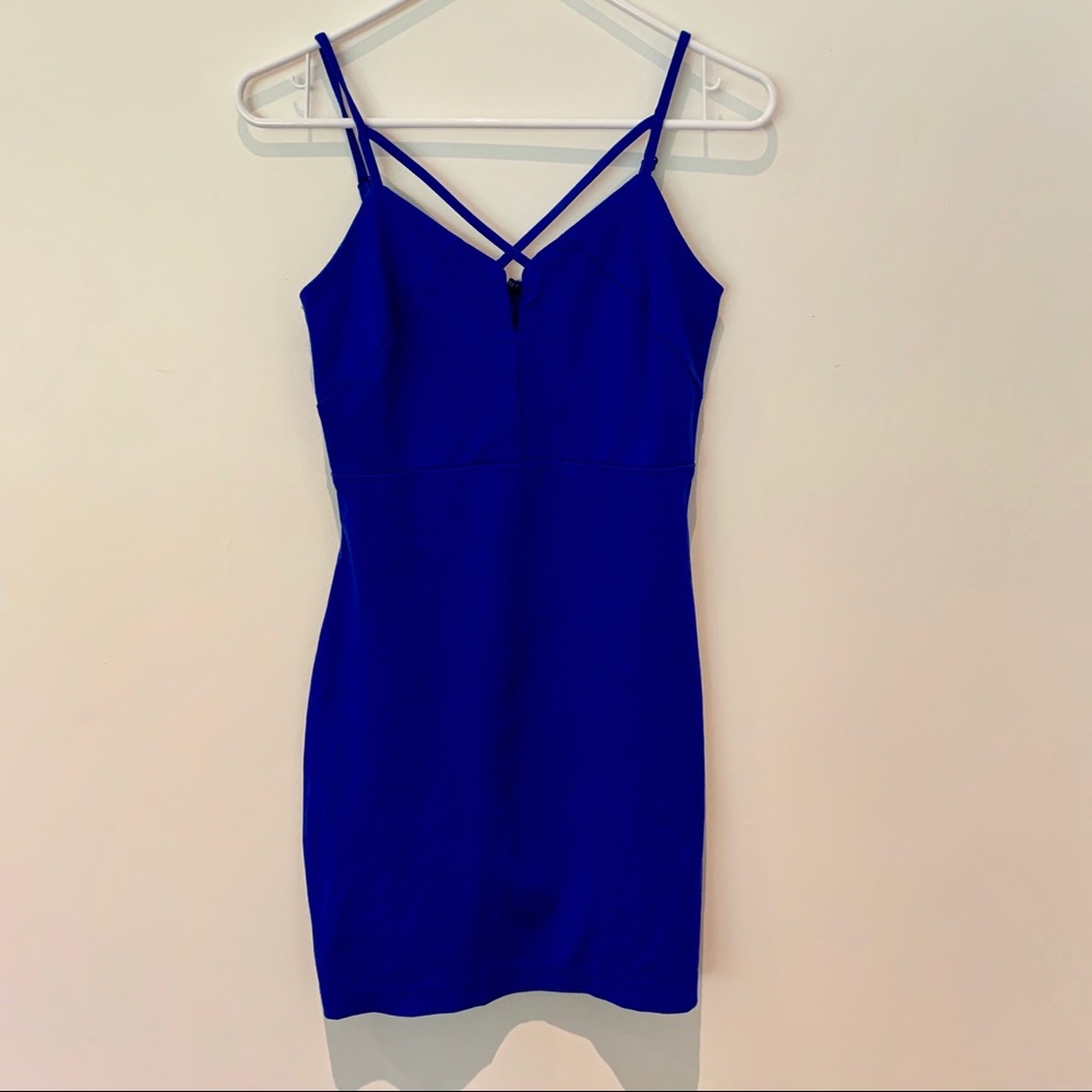 Guess Women’s Electric Blue Body Contour Dress